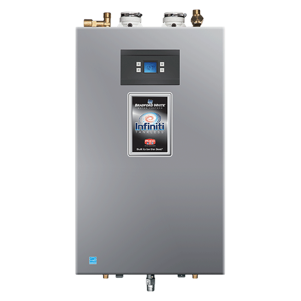 Infiniti<sup>®</sup> L Tankless (Condensing) Gas Water Heater With Built-in Recirculation Indoor